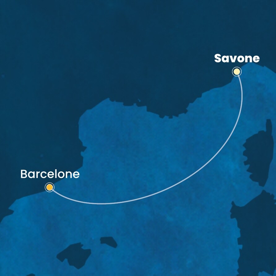 carte Méditerranée, 3 jours