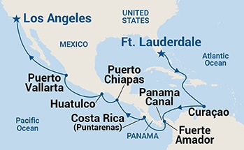 carte Amérique du Sud, 17 jours