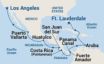 carte Amérique du Sud, 17 jours