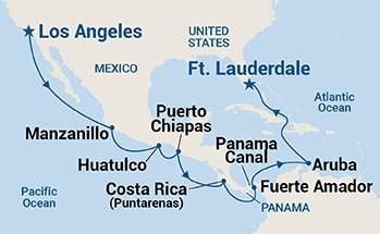 carte Amérique du Sud, 17 jours