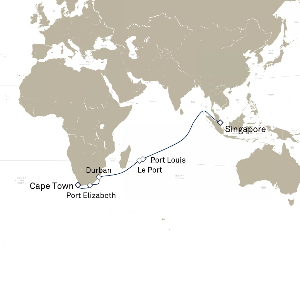 carte Tour du Monde , 19 jours