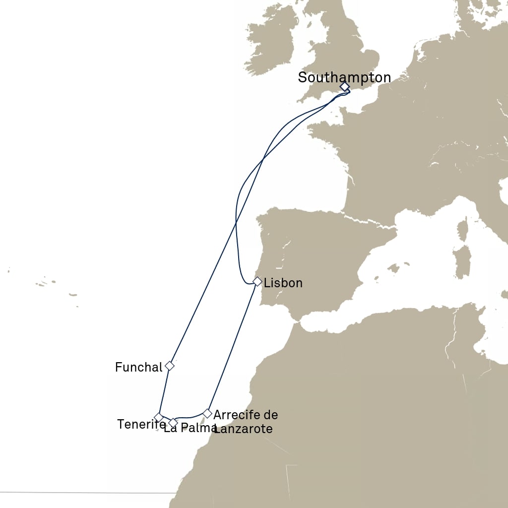 carte Europe du Nord , 13 jours