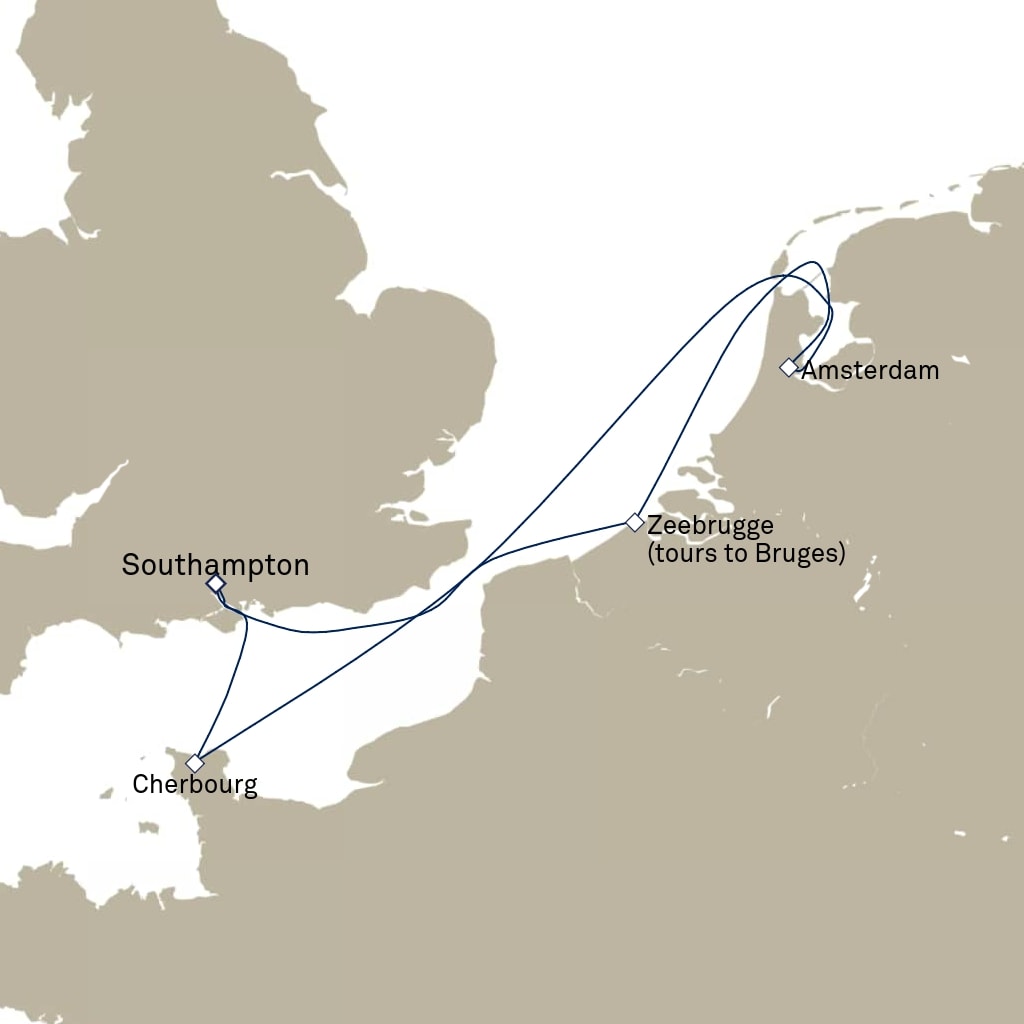 carte Europe du Nord , 7 jours