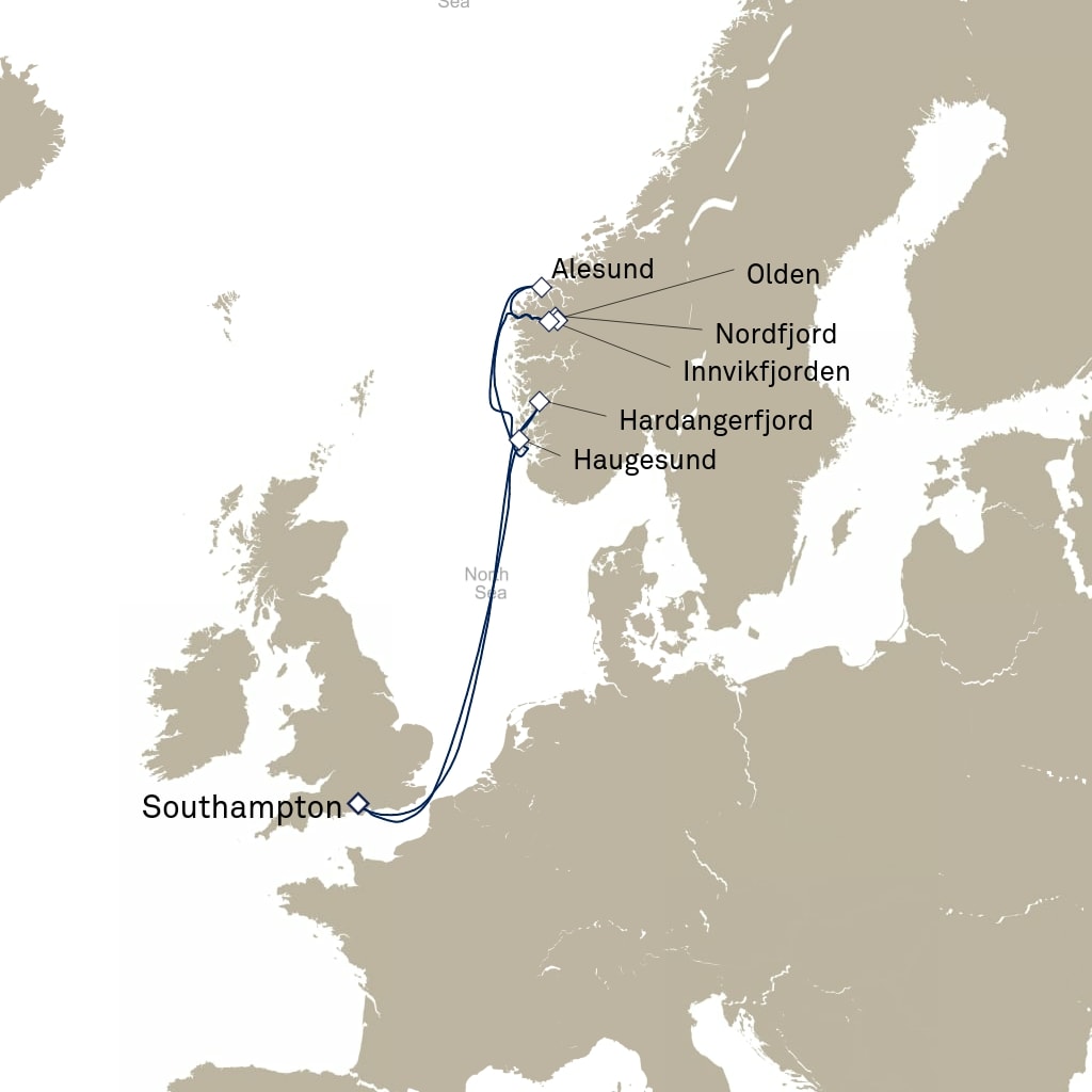 carte Europe du Nord , 8 jours