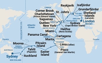 carte Amérique du Sud, 60 jours