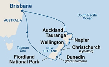 carte Australie, Nouvelle-Zélande, 15 jours