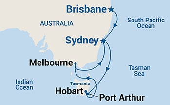 carte Océanie, 10 jours