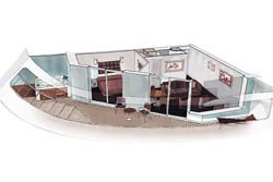 >Cabine balcon grand angle