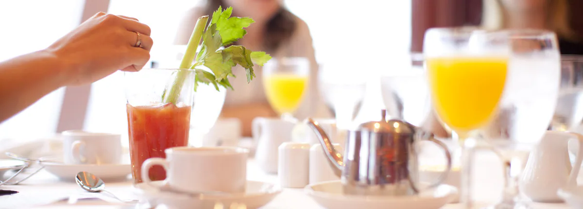 Brunch en bord de mer