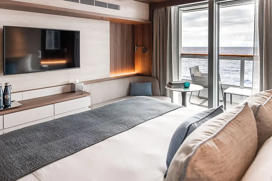 Cabine balcon ponts inférieur