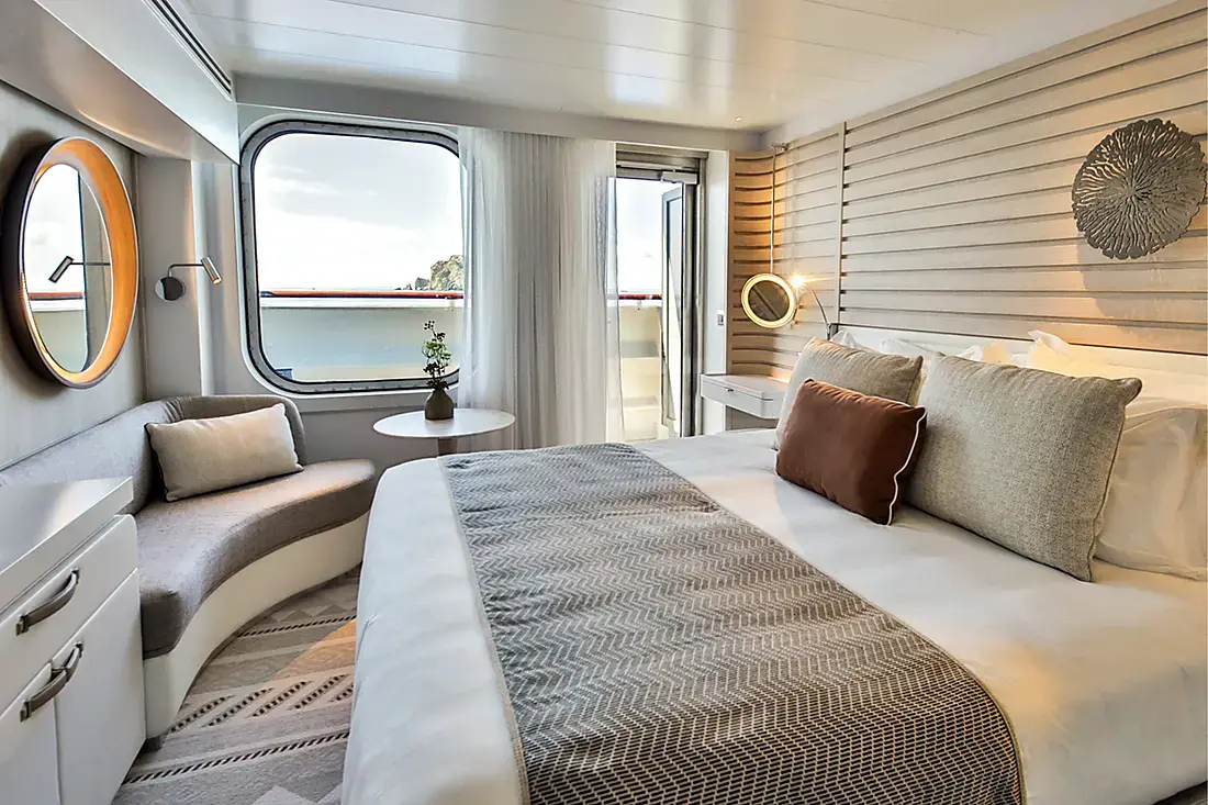 Cabine balcon ponts inférieur