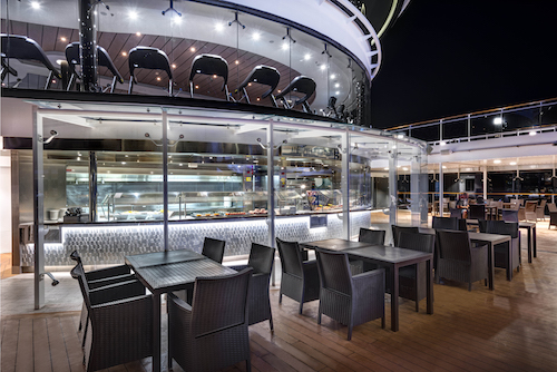 buffet bar lounge msc Meraviglia 