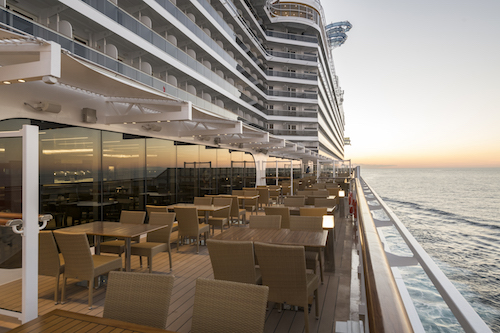 bar extérieur msc Seaside 