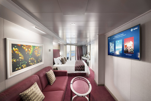 suite cabine msc seaside