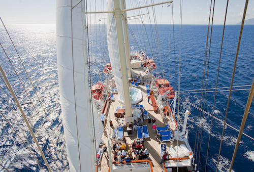 star clipper vu d'en haut