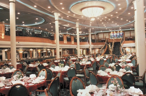 salle à manger grandeur of the seas rccl