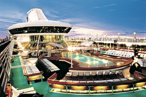 piscine solarium vision of the seas rccl