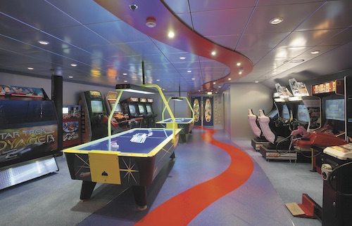 jeux d'arcade royal caribbean serenade of the seas