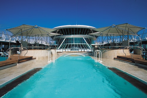 piscine solarium rhapsody of the seas