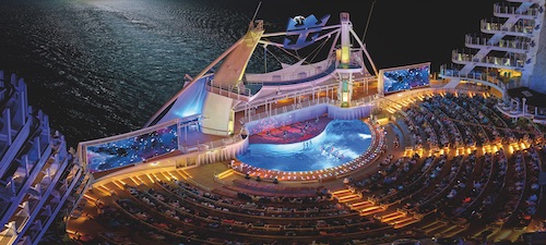 aqua theatre harmony of the seas royal Caribbean 