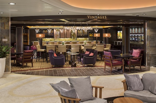 bar à vin ovation of the seas Royal Caribbean