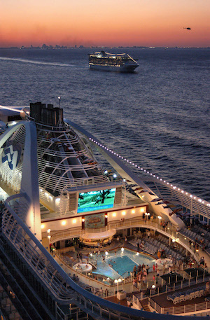 piscine cinema caribbean princess