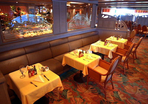 restaurant caribbean princesss cruises