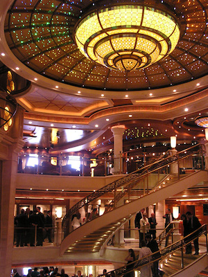 atrium crown princess cruises