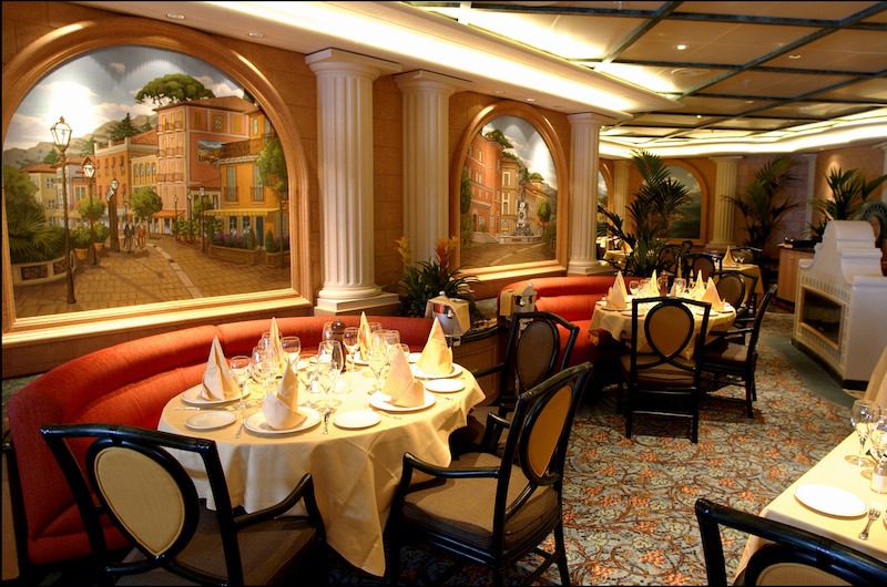 restaurant italien Sapphire Princess