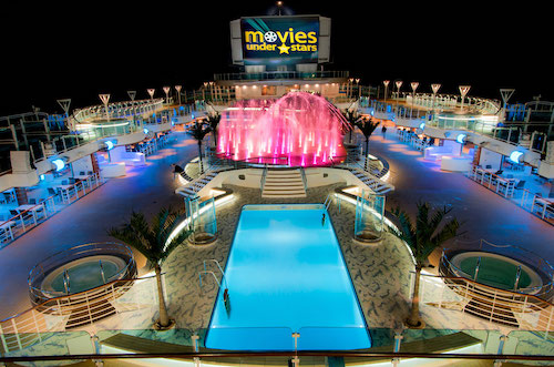 piscine movies under the star royal princess