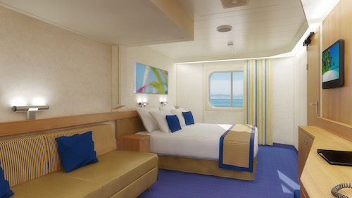 cabine vue mer carnival sunshine 