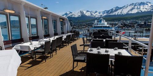 restaurant terrasse Ocean Endeavour 