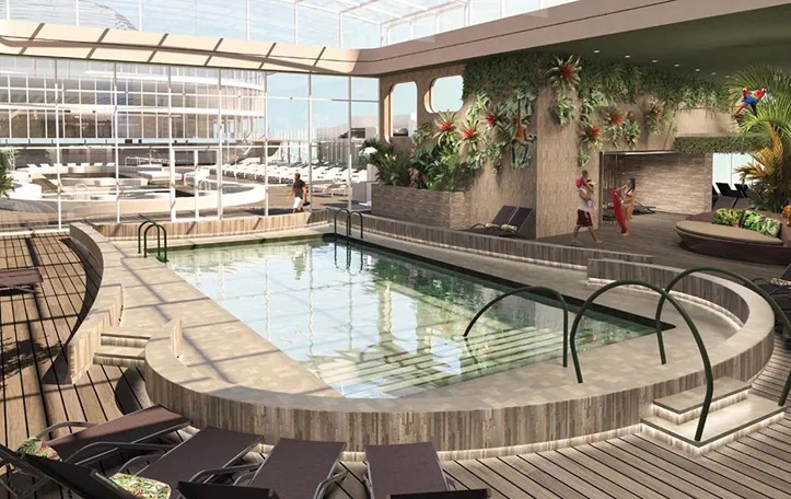 piscine intérieure msc world europa