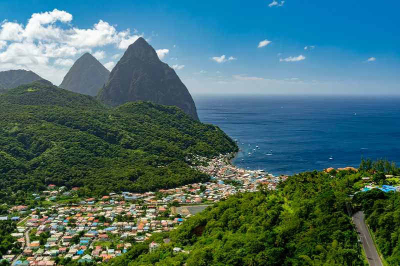 Soufrière, Sainte Lucie