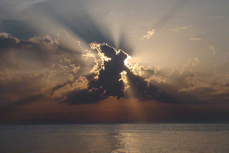 Eclispe Solaire, en mer